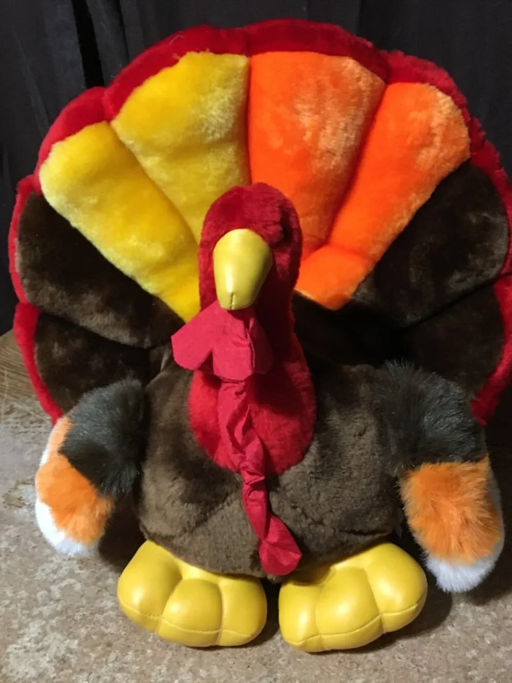 GOBBLE GOBBLE TURKEY PLUSH THANKSGIVING BIRD FK LTD 13